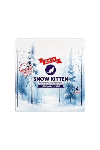 Snow Kitten Menthol Balm - 4 Adet