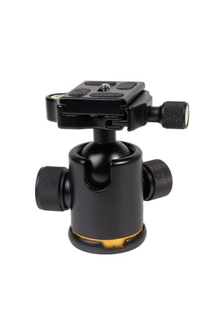 Ball-01 Tripod İçin 360 Derece Top Kafa Metal Gövde Kompakt Ball Head Aparatı