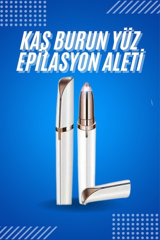 Yüz Epilatör Kıl Kaş Bıyık Tüy Alma Aleti Kaş Bıyık Alma Epilatörü