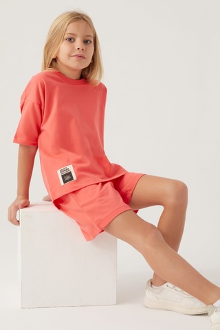 Rolypoly Holiday Coral Kız Çocuk Şort Takım 5274-43350 Eflatun