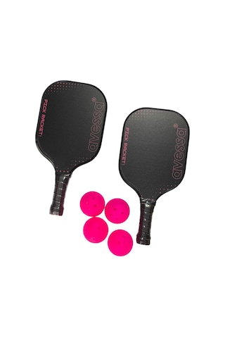 Avessa Pkl-set-200 Fiberglass Pıckle Raket Set Pembe