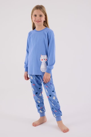 Rolypoly Kız Çocuk Mavi Pijama Takımı Rp3697-c-v2 Mavi