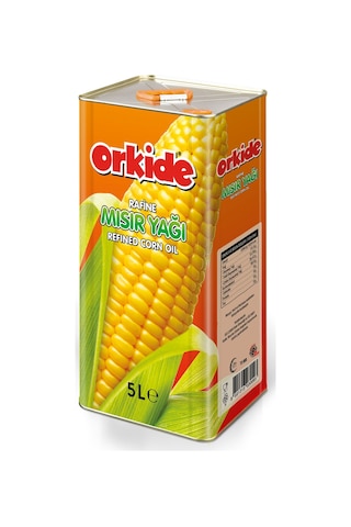 Orkide Mısır Özü Yağı Teneke 5 L