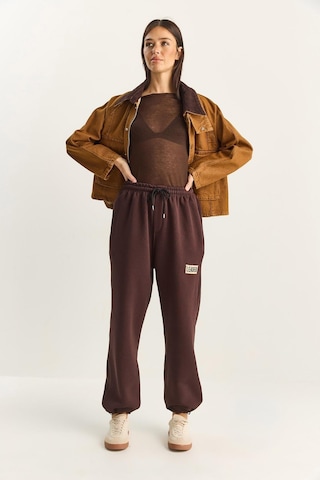 Shade Kadın Basic Jogger Relaxed Polarlı Eşofman Altı 60283860 - Kahverengi