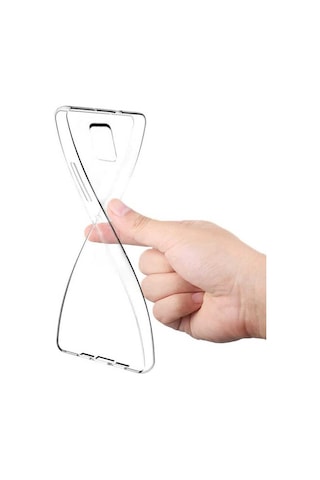Zore Galaxy Uyumlu S5 İ9600 Kılıf Süper Silikon Kapak - Renksiz Renksiz