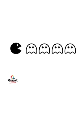 Pacman Oto Cam Sticker Araba Sticker