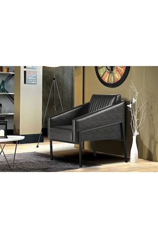 Ofiscombin Tekli Ofis Büro Koltuk Kanepe Oturma Takımı Ofis Koltuğu Martin Siyah Allegra1