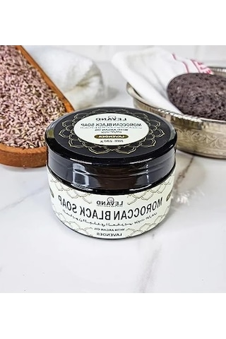 Black Moroccan Soap By Levand - Choose From 4 Scents Natural Exfoliating Soap Lavender Acı Badem