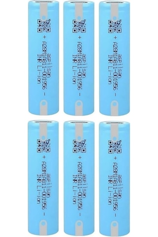 Aspilsan A28 Başlıksız Puntalı 3.7v 2900mah 25a Discharge Şarjlı Li-ıon Pil 6 Adet Set Aspilsan A28 Başlıksız Puntalı 3.7v 2900mah 25a Discharge Şarjlı Li-ıon Pil 6 Adet Set