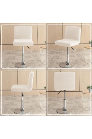 Yaozixa 4'lü Su Geçirmez Askılı Spreyli Bar Tabure Örtüsü - Genişletilebilir Koltuk Kılıfı Restoran, Mutfak İçin Bej