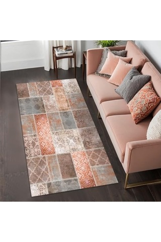 Nandy Kadife Kaymaz Pamuk Tabanlı Yıkanabilir Antibakteriyel Salon Halısı 200x300 Genel