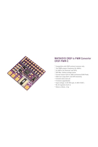 MATEK CRSF to PWM Converter CRSF-PWM-C