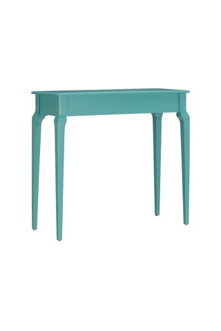 Wooding 100 Cm Çekmeceli Masif Turkuaz Lake Bonamy Dresuar Turkuaz