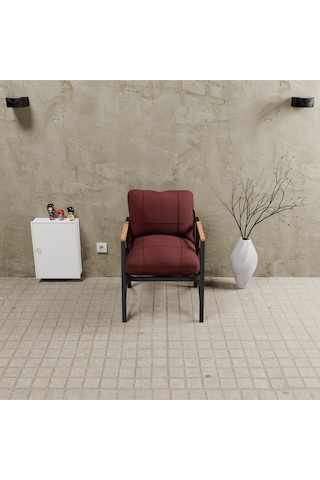 Mb Garden Furnıture Simetri Model, Balkon, Bahçe,cafe, Mutfak,metal Koltuk Takımı, Bahçe Takımı , Çay Seti, Tekli Koltuk Bordo