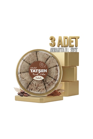 Tatşen Dilim Helva Kakaolu 3x350 Gr