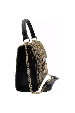 Poletto Hakiki Deri Tay Leopar-kahve Çanta El Tutmalı Cnt 757 V4 Tay-1597 Leopar