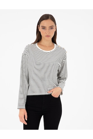 Pierre Cardin Kadın Ekru Sweatshirt 50290987-vr019 Ekru