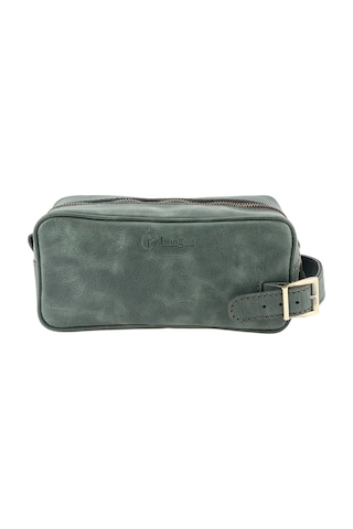Twingold İsme Özel Dopp Kit Kişisel Bakım Ve Seyahat Çantası - %100 Rainbow Deri - Ac14004 - Haki Haki