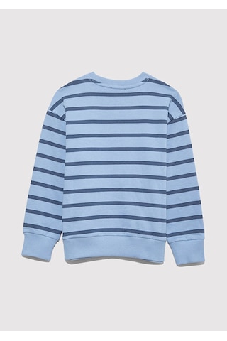 Mavi Logo Baskılı İndigo Erkek Çocuk Sweatshirt M6s10144-90780 Indigo