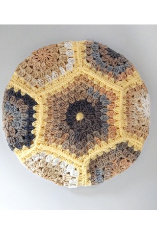 El Yapımı Ressam Beresi , Kadın Ressam Bere, Renkli Kadın Bereleri Açık Sarı