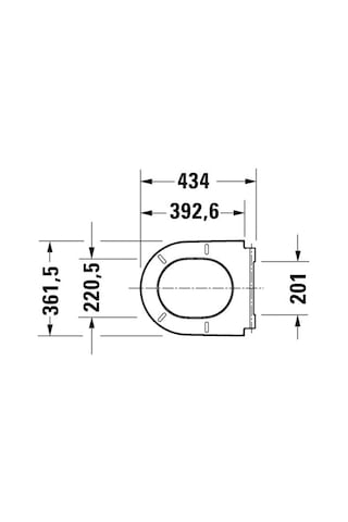 Duravit D-neo Klozet Kapağı, Yavaş Kapanır Beyaz, 0021690000 Beyaz