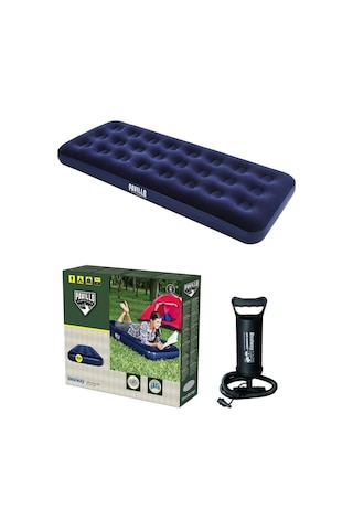 Bestway 67000 Tek Kişilik Şişme Yatak + Pompa 185x76x22 CM