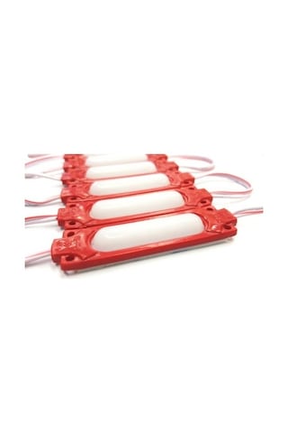 Parmak Led Camlı Beyaz-Kırmızı-Sarı-Mavi 12V 3M Bant Kesilebilir Sarı
