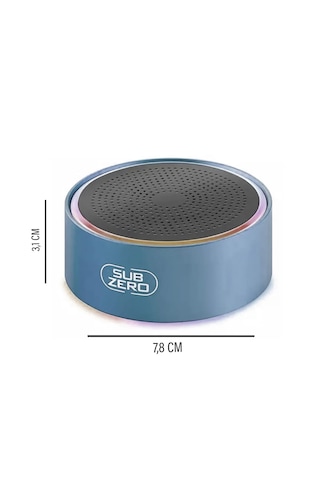 Mini Bluetooth Hoparlör Ses Bombatws Çift Hoparlör Bağlantı Mavi