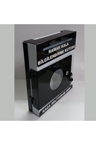 Siyah Pleksi A-4 Ramak Kala Kutusu
