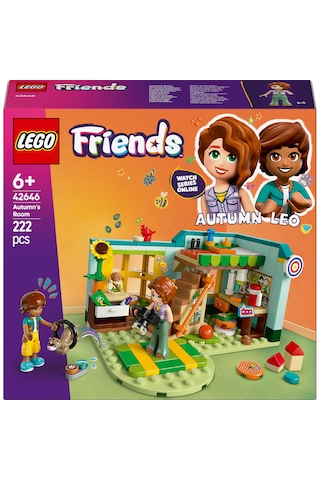 LEGO® Friends Autumn’un Odası 42646 - 6 Yaş ve Üzeri Çocuklar için Mini Bebek İçeren Yaratıcı Oyuncak Yapım Seti (222 Parça)