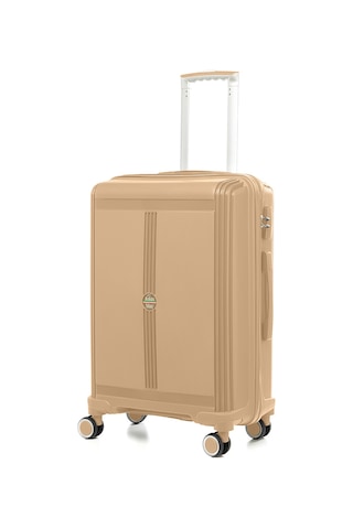 Unisex Jmy8101.06 John May Pp Silikon Valiz Orta Boy 67x41x29cm Vizon Vizon