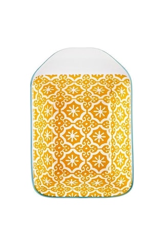 Karaca Floral Sarı Rectangle Çerezlik/Sosluk 10 cm