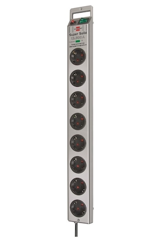 Brennenstuhl Super Solid 13.500 mAh 8'li Akım Korumalı Priz 2.5 Metre Gümüş
