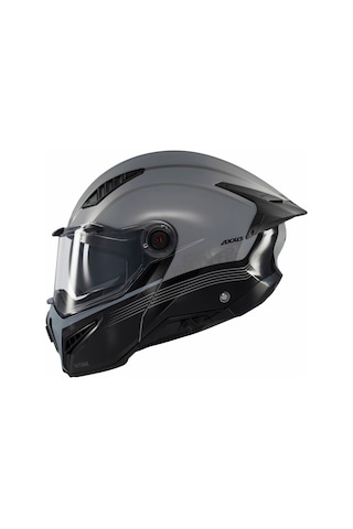 Axxis Ghostfighter Sv Bitone C2 Gri Motosiklet Çene Açılır Kaskı Gri
