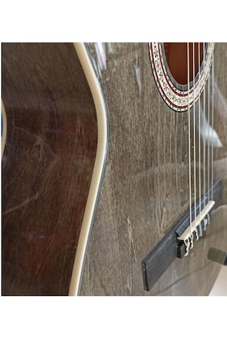 Clariss Ccg-100bk Klasik Gitar Siyah Gül Klavye Kenar Şeritli Sap Ayarlı