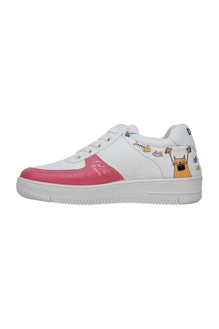 Dogo Cat Lovers Beyaz Kadın Sneaker Beyaz