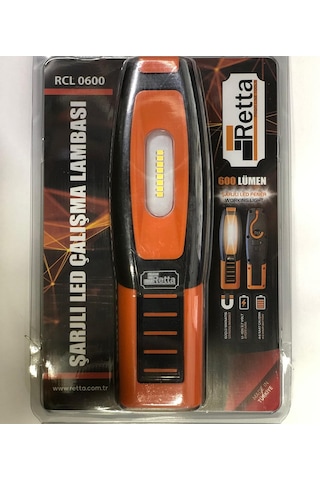Retta Rcl0600 Retta Şarjlı Led Fener Siyah