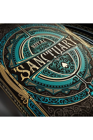 Npcc Noir Arts Royal Sanctuary Emerald Premium Oyun Kağıdı Koleksiyonluk İskambil Kartları