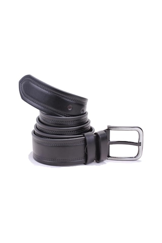 Dagoster DMK26-452 Siyah 4.5 CM Suni Deri Erkek Kemer Siyah