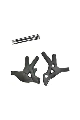 Xindoker Bmw F800gs/f700gs/f650gs Twin 2008-2018 İçin Siyah Plastik Çerçeve Yan Panel Koruması - Aşınma Ve Kirlilikten Koruma