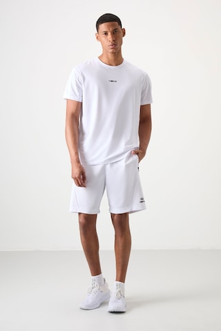 Tommy Life Beyaz Polyester Kalın Yumuşak Comfort Fit Erkek Şort - 81273 Beyaz