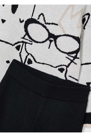 Mayoral Kız Çocuk Triko Takım 4583 Siyah