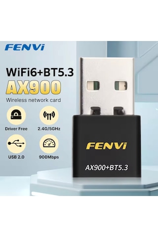 Fenvi Wifi-6 Wifi+bluetooth 5.3 Adaptörü Yüksek Çekim Ce Sertifik