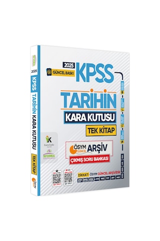 2025 Kpss Tarih 3lü Set Kara Kutu - Son Atak - Tarihin Analizi Konu Anlatım-soru Bankası Seti