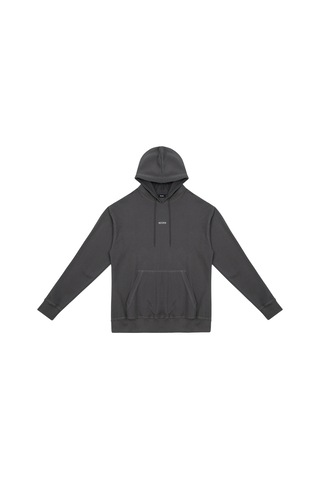 Beord Koyu Gri %100 Pamuk Kapüşonlu Sweatshirt Bhd1-137