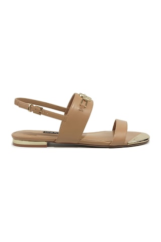 Nine West Gaılar 6fx Bej Kadın Düz Sandalet 000000000102051466 Bej