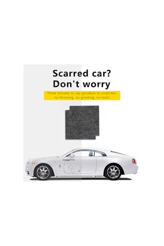 Neevoyu Gri Nano Parlaklık Bezi - Araba Çizik Tamiri İçin 2 Adet Polyester Fiber Bez