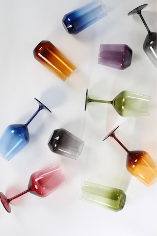 Rakle New Iconic 4'lü Su Bardağı Seti Füme 425 Cc