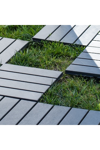 Porsima 1066 36lı Bahçe Balkon Teras Zemin Döşemesi Karosu Antras