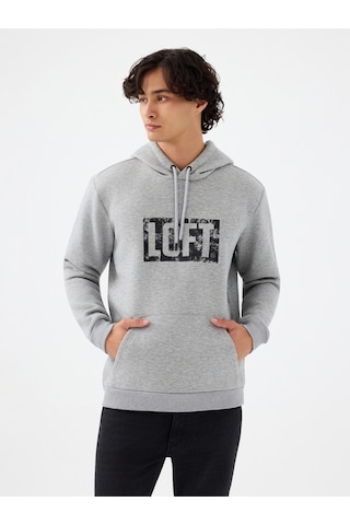 Regular Fit Erkek Sweatshirt Gri